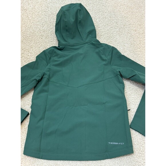 NWT NIKE KIDS' STOCK THERMA-FIT LS PRE-GAME FULL ZIP HOODIE GREEN BOYS SZ M - Picture 6 of 9